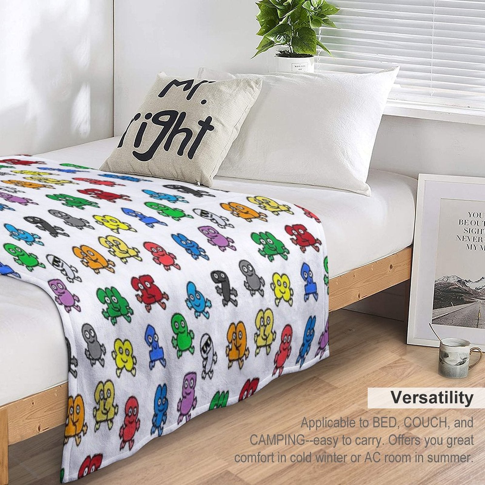 All Algebralien Pack BFDI Anti-pilling Throw Blanket