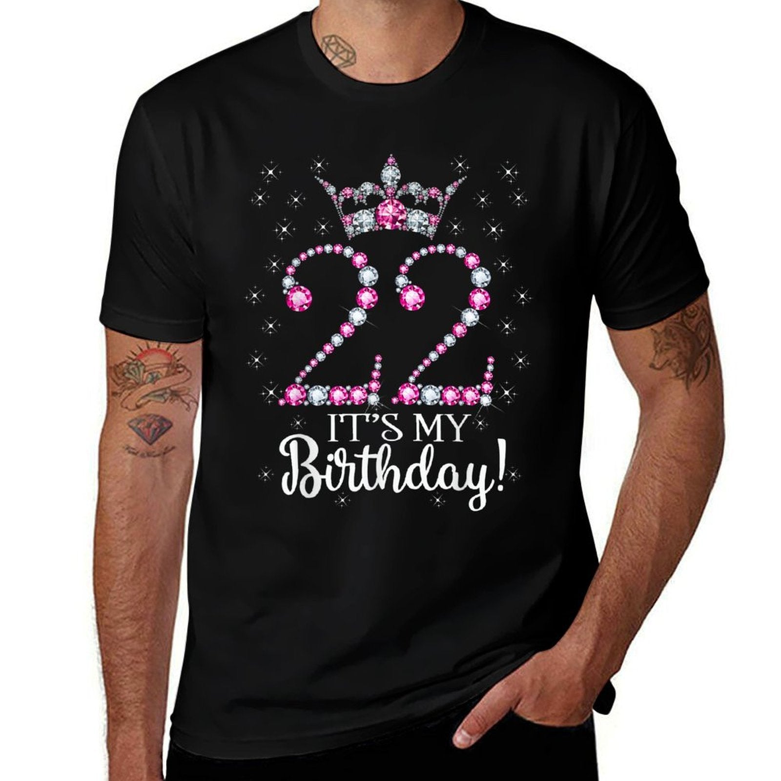 22 It's My Birthday 2000 22nd Birthday Gift For Girls Ladies  Vintage-inspired T-Shirt