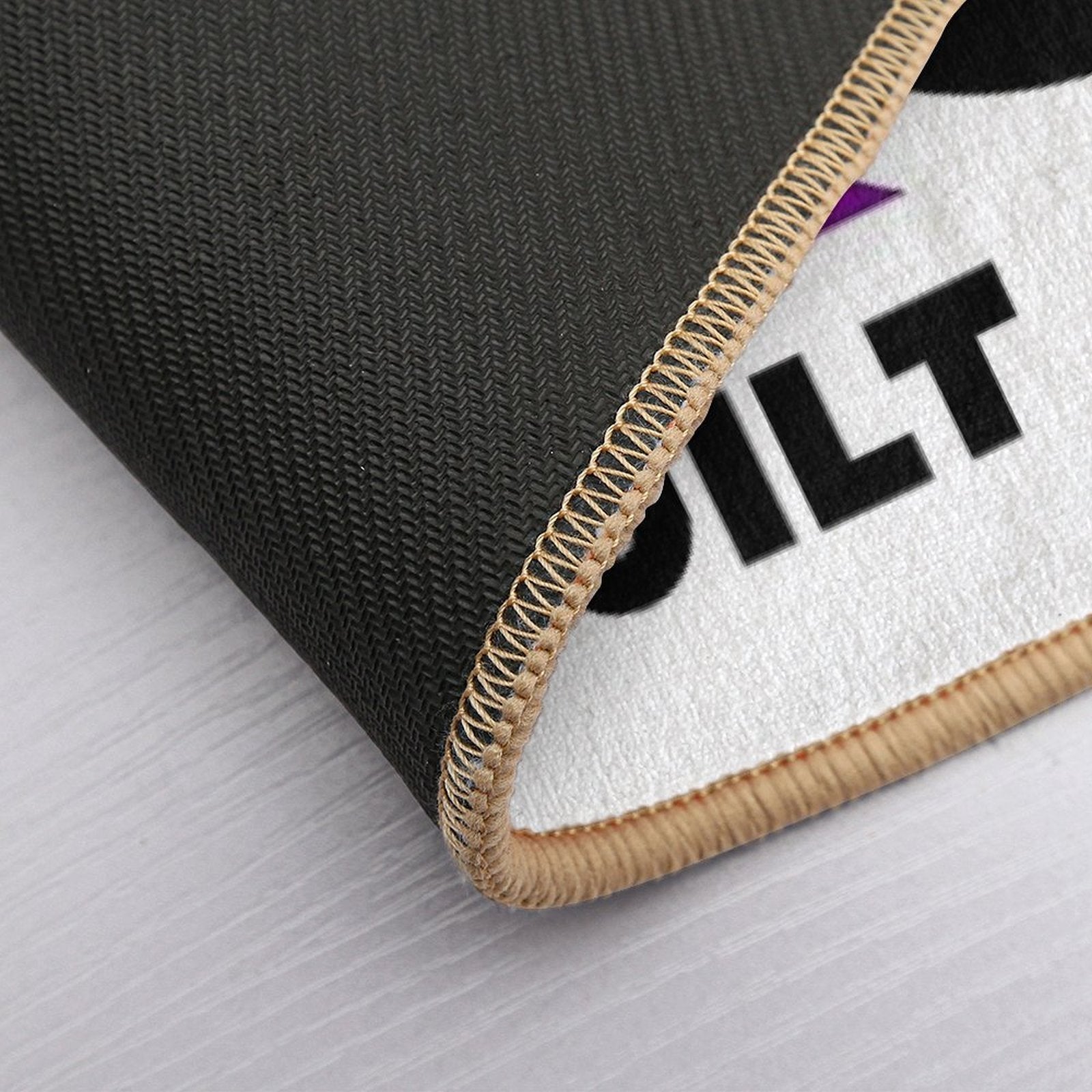 Star Pride - Starbird Hope on Pride Flag  Repositionable Bath Mat