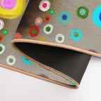 Poppies Colorful Snow Landscape  Odorless Bath Mat