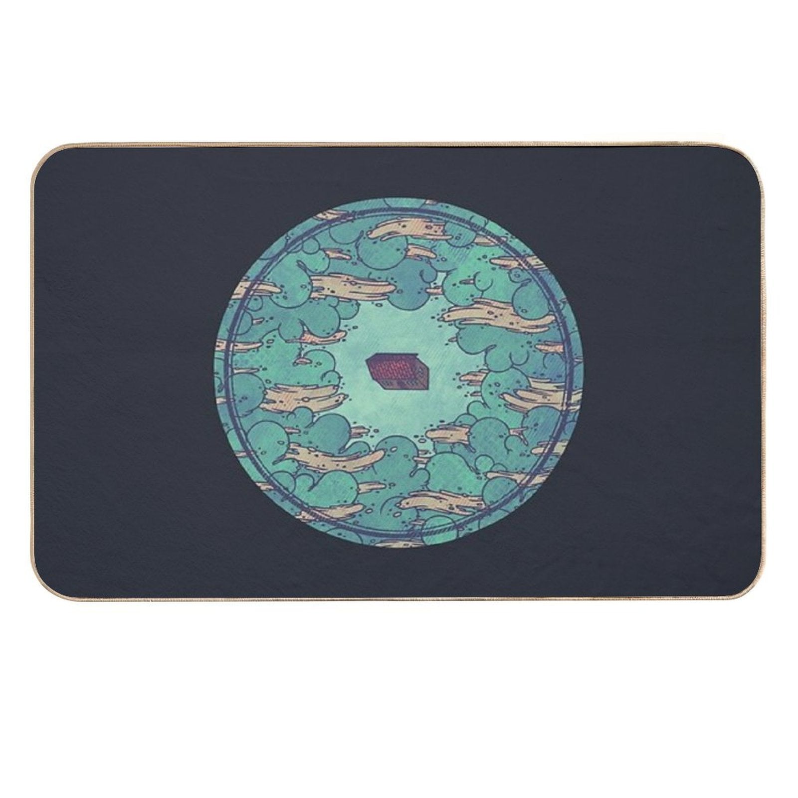 Away from Everyone  Long-Lasting Bath Mat