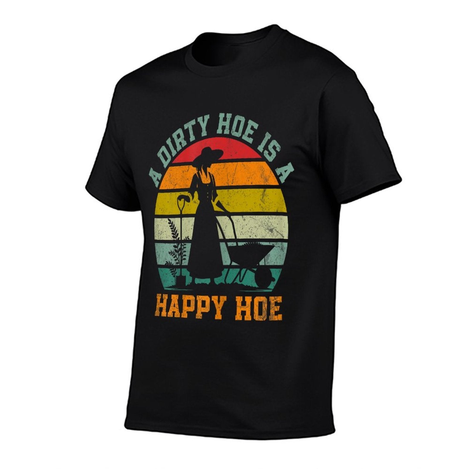 A Dirty Hoe Is A Happy Hoe Funny Gardening Farmer Design  Classic T-Shirt