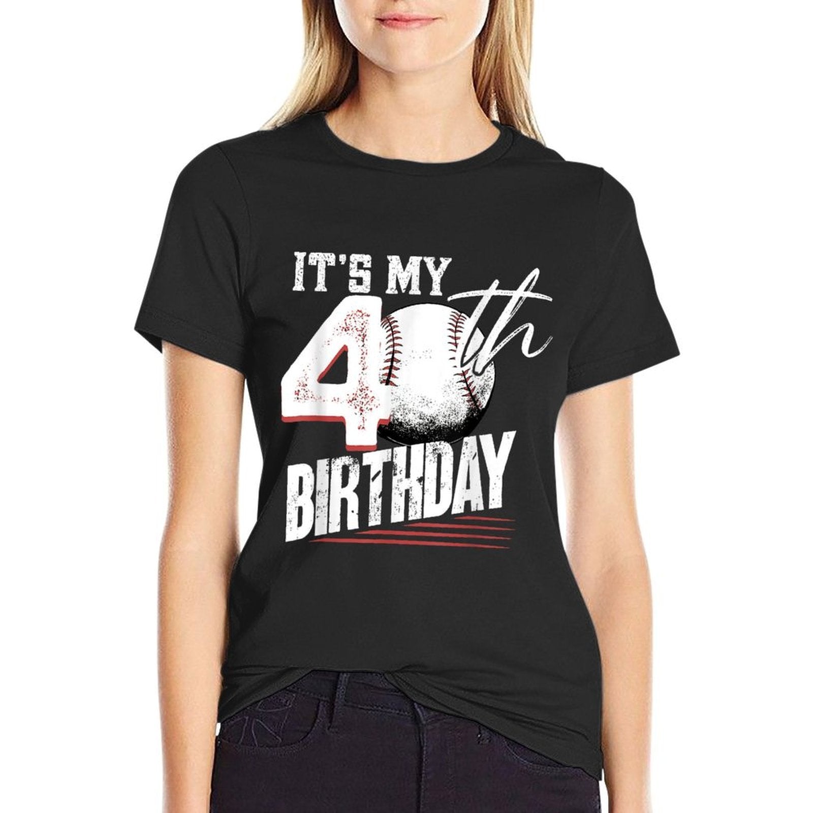 40 Years Old Vintage Baseball 40th Birthday  Durable T-Shirt