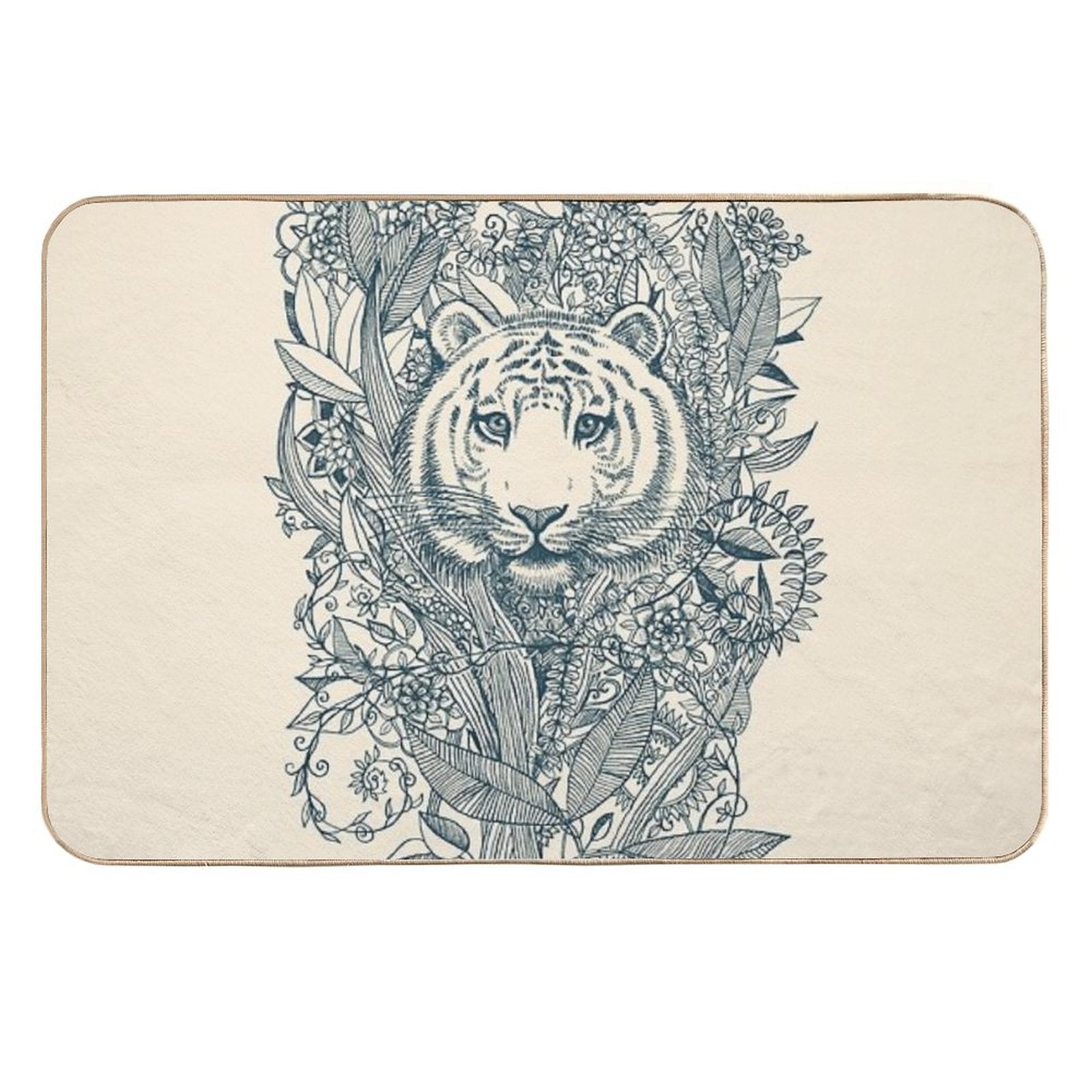 Tiger Tangle  Slip-Resistant Bath Mat