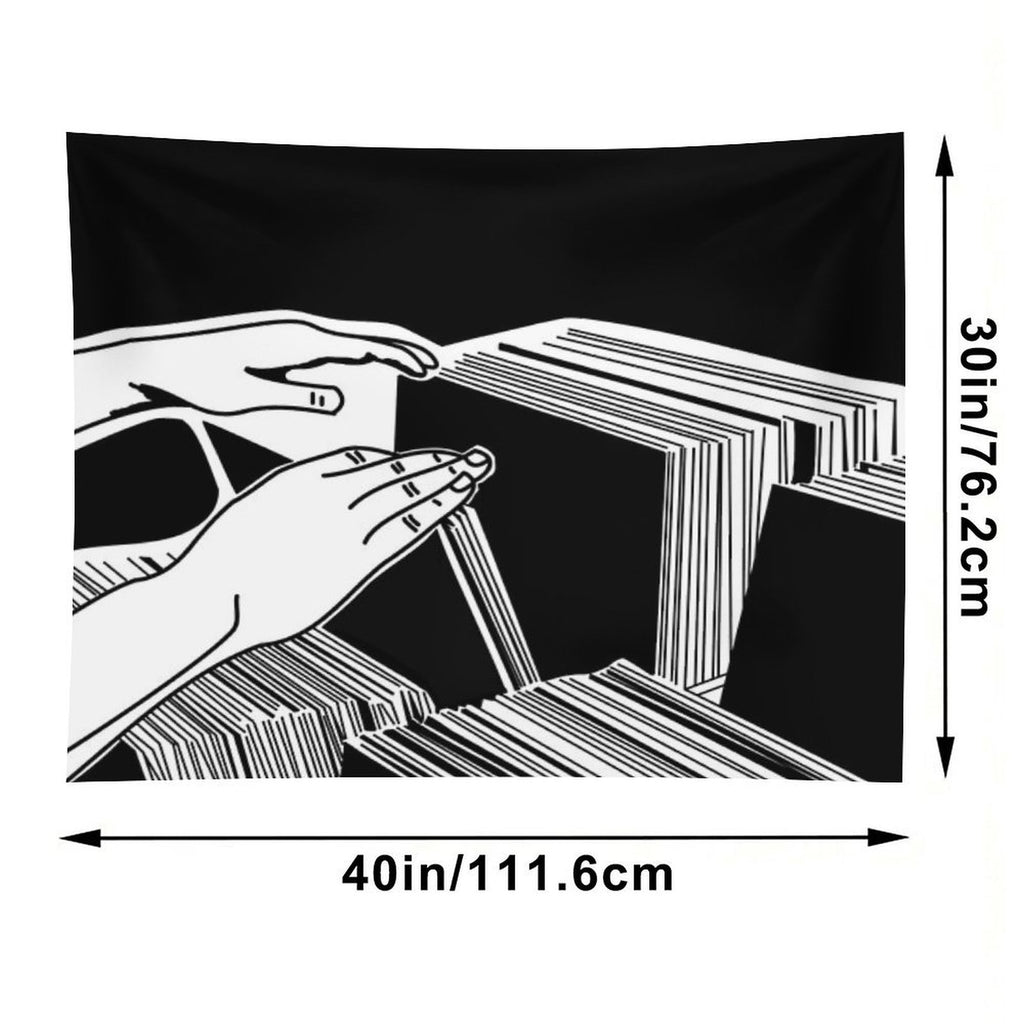 Crate Digger - Vinyl Records Tapestry