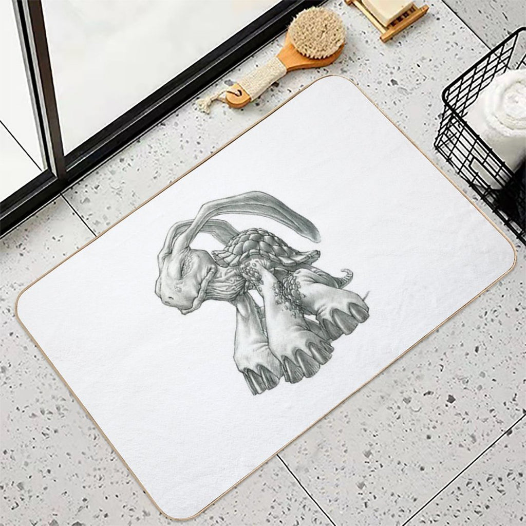 The Malaysian Rabbit-Eared Tortoise  Dirt-Trapping Bath Mat