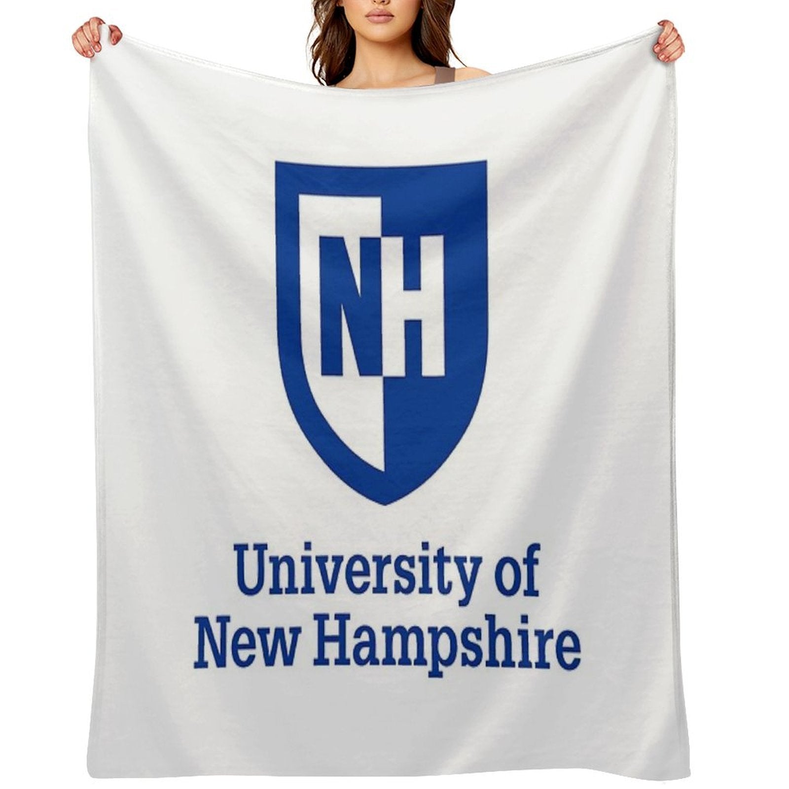 New Hampshire College Shrink-resistant Throw Blanket