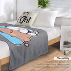 DuDu Bear And BuBu Panda’s Night Days❤️ Quick-dry Throw Blanket