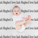 I Love Jack Hughes Multi-functional Throw Blanket