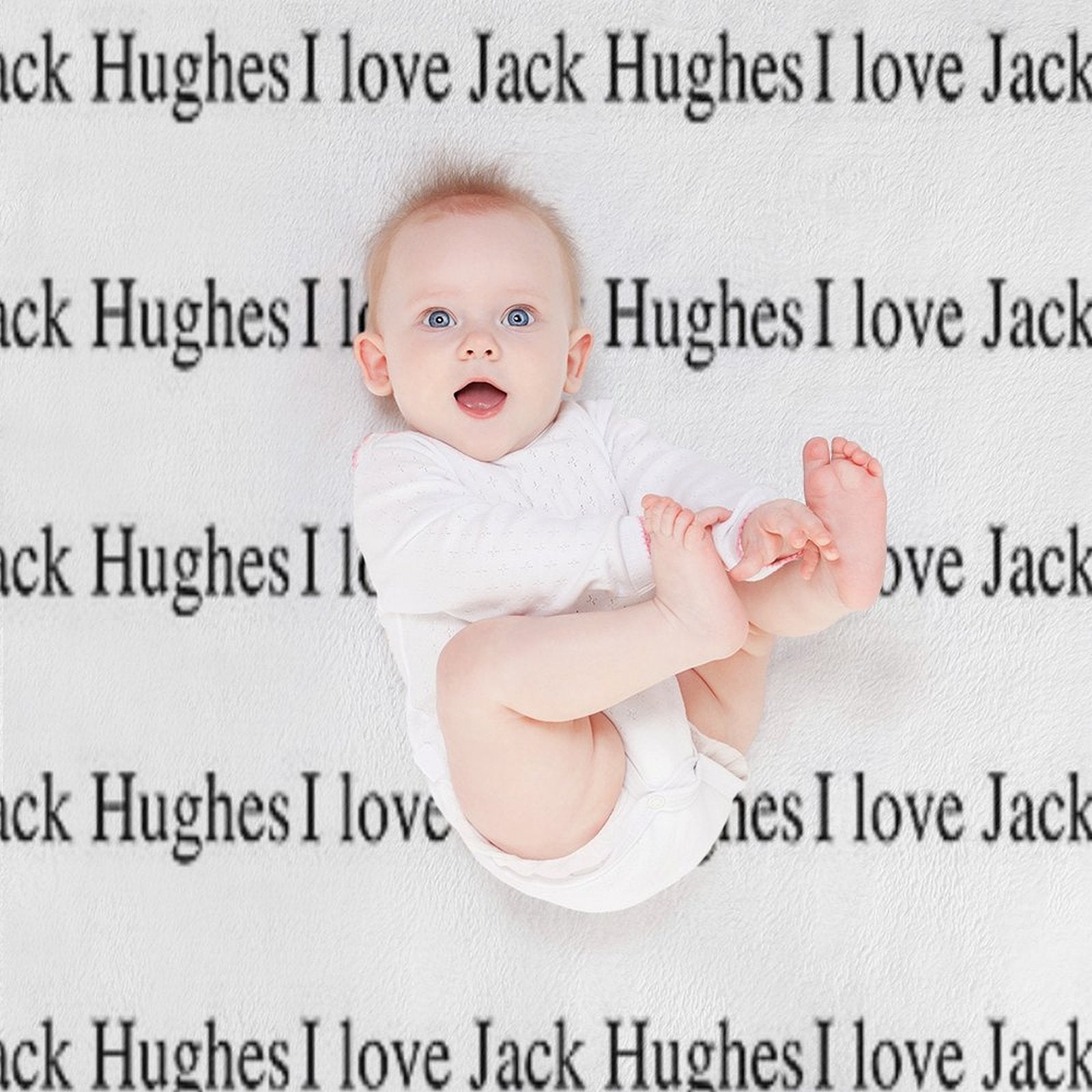 I Love Jack Hughes Multi-functional Throw Blanket