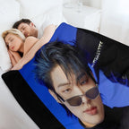 Mingi - Ateez Machine-washable Throw Blanket