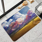 The Colorful Storm  Fade-Resistant Bath Mat