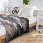 Wolf, Bear And Dream Catcher Anti-pilling Throw Blanket