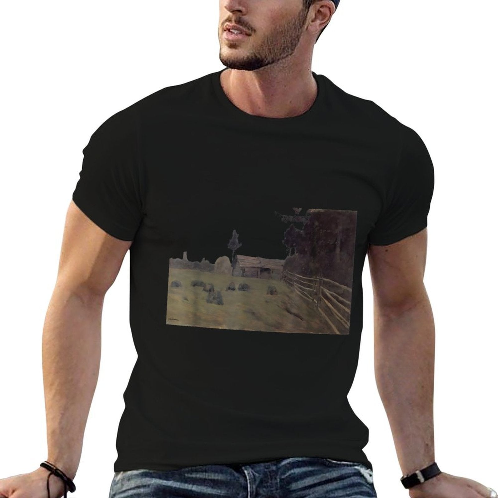 Twilight by Isaac Levitan  Relaxed-fit T-Shirt