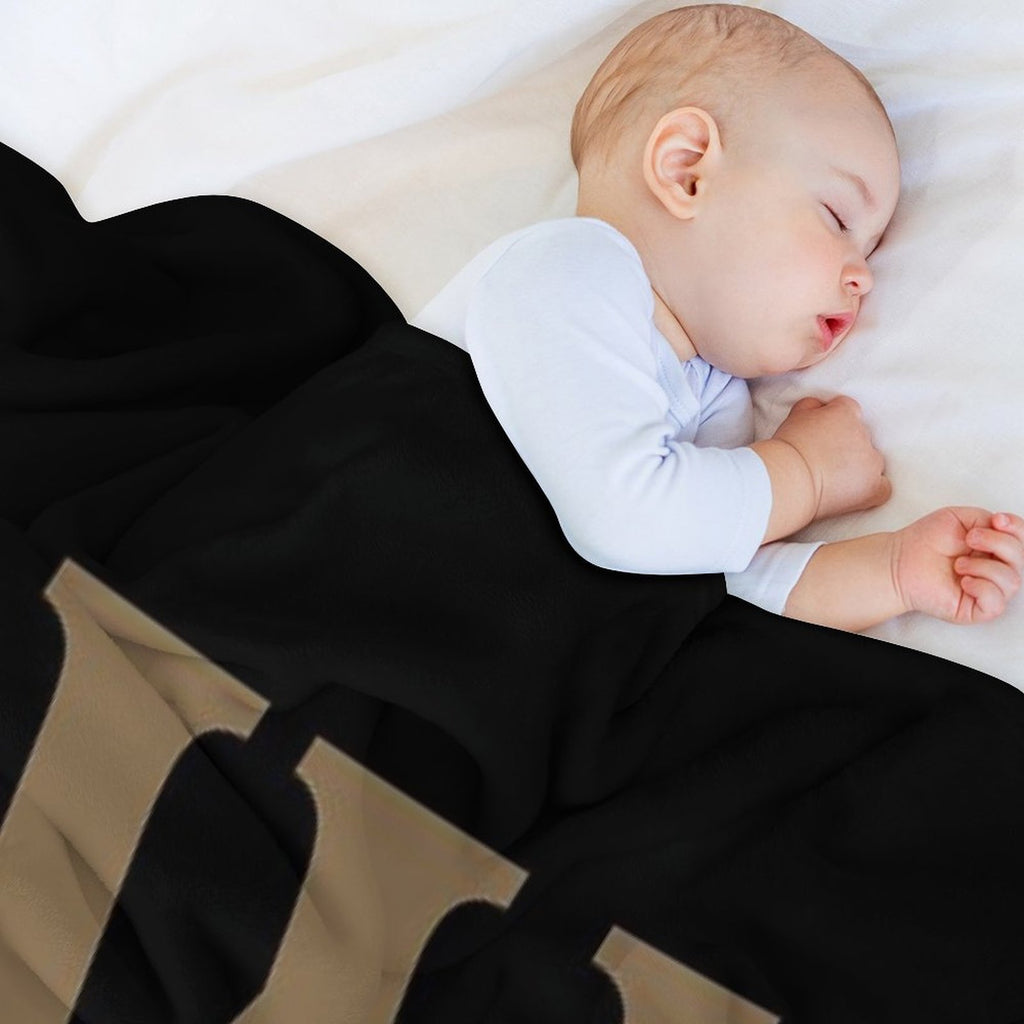 The Wofford Wordmark Iconic Premium Throw Blanket