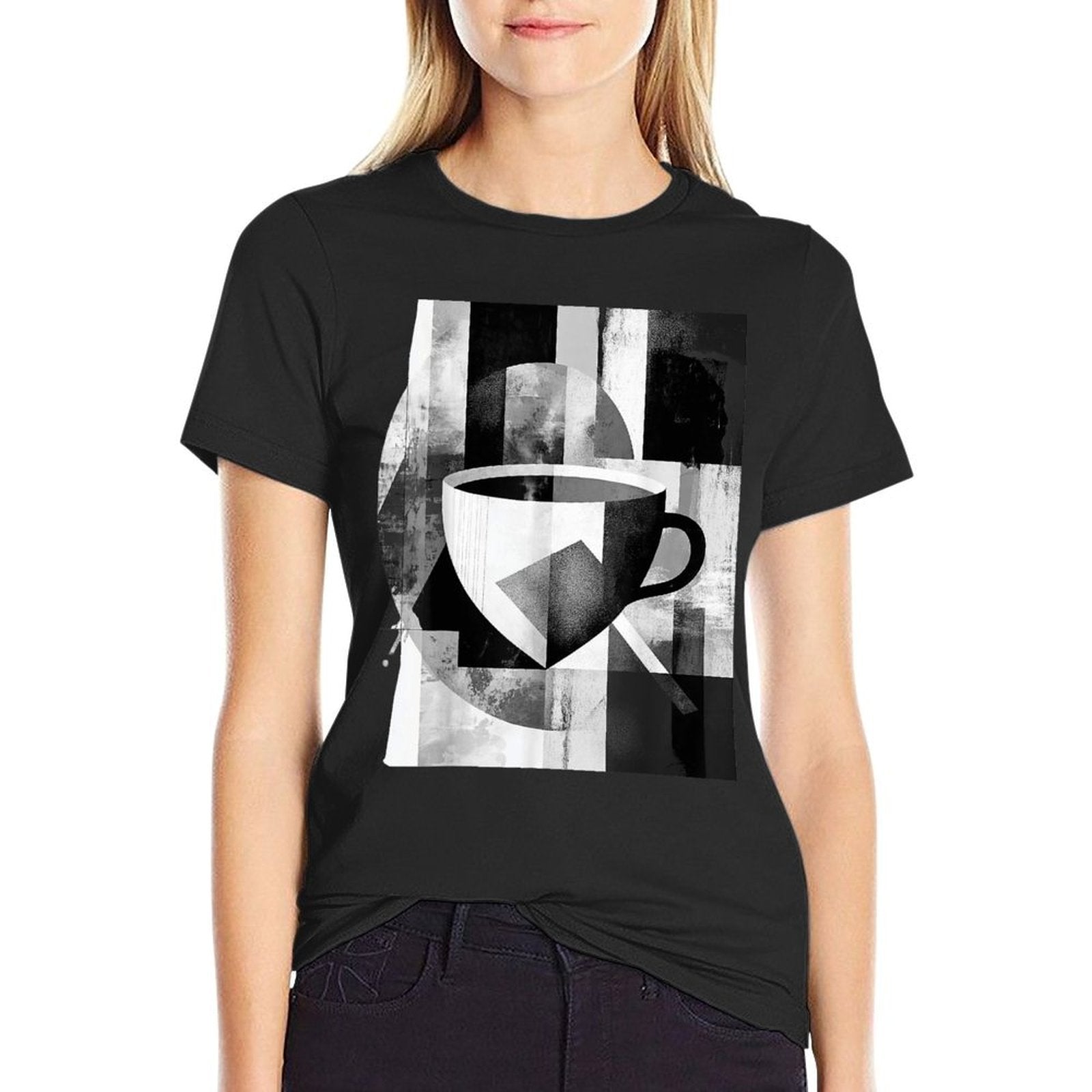 Abstract Coffee Art Modern Comfortable T-Shirt