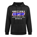 Funny Scripture Gifts, Bible Verse, Famous Scriptures, Quote Medium-Weight Fabric Hoodie