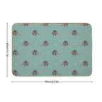 Little Raccoon Pattern Durable Bath Mat