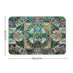 Web of Wyrd The Matrix of Fate -Abalone Shell Durable Bath Mat