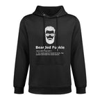 333 Creations Mens Black Bearded Funkle Funny Uncle Definition Shape Retention Hoodie