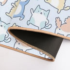 Kitty Dance Off!  Absorbent Bath Mat