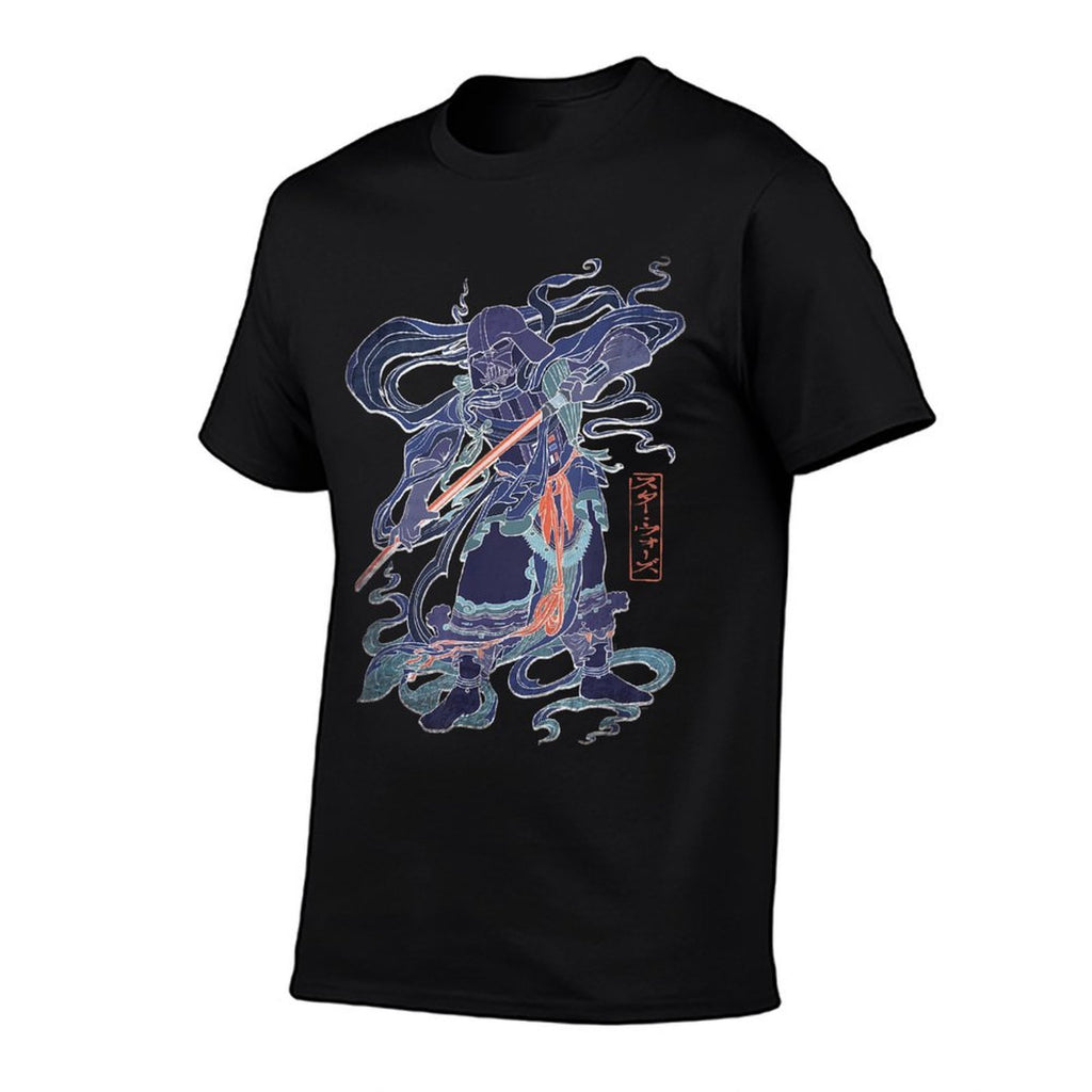 Star Wars Darth Vader Japanese Samurai Art Style Celebration  High-quality Stitching T-Shirt