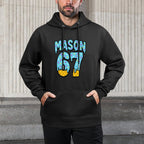 Six Seven Ice Cream Drip Mason 67 Meme Halloween (On Back) Premium Easy Care Hoodie