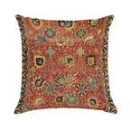 17th Century Isfahan Or Kerman Persian Rug Print Soft Skin-Friendly Throw Pillow