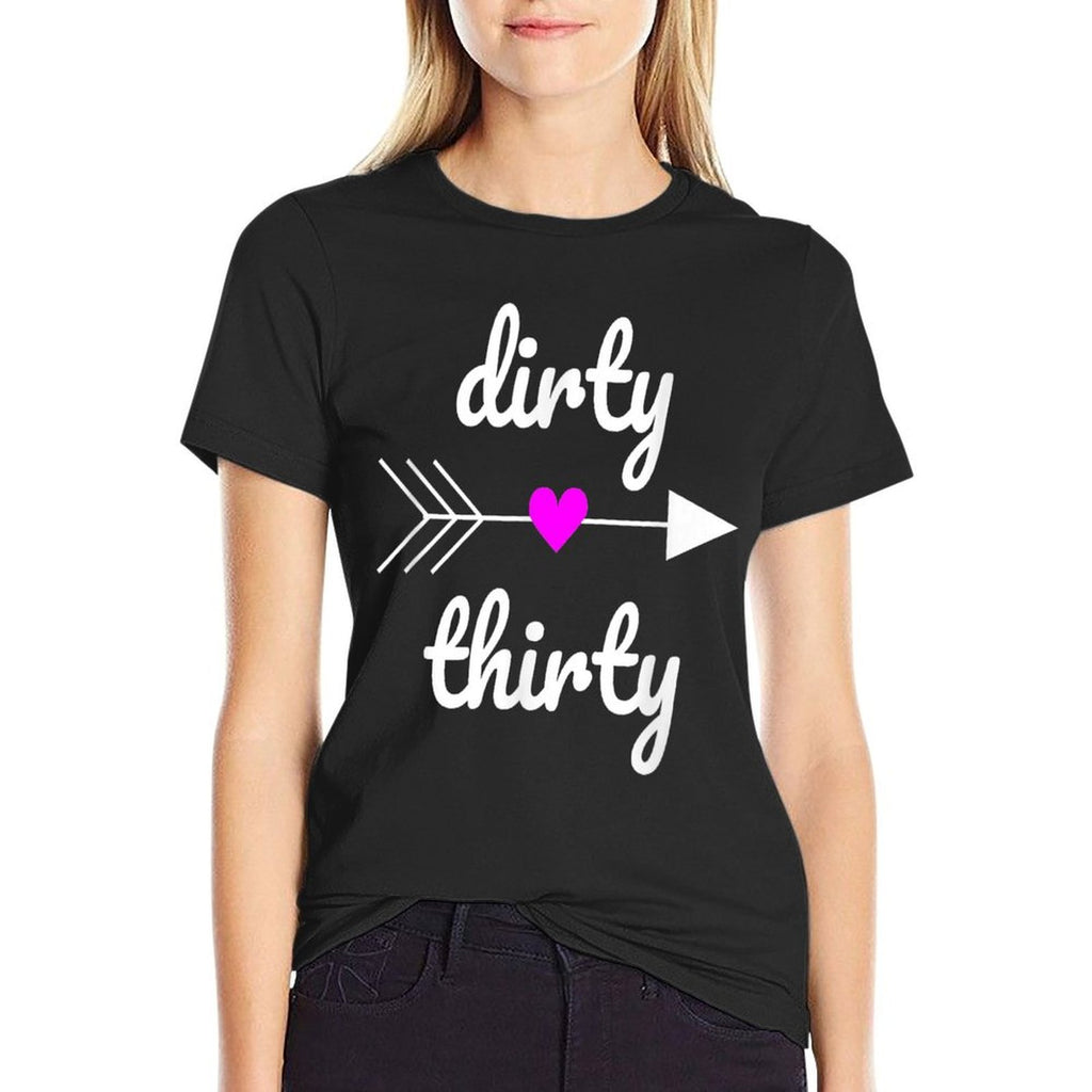 30th Birthday - 30 AF Dirty Thirty Tee  Cotton T-Shirt