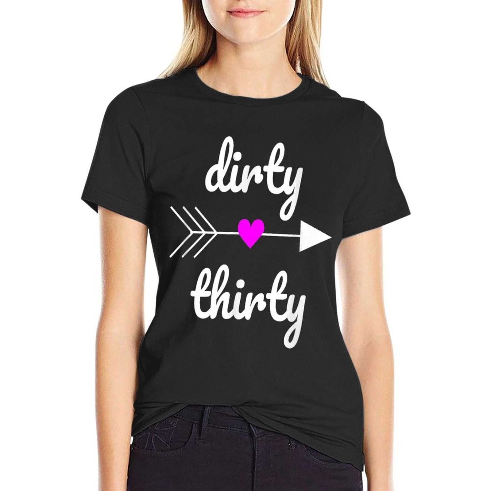 30th Birthday - 30 AF Dirty Thirty Tee  Cotton T-Shirt
