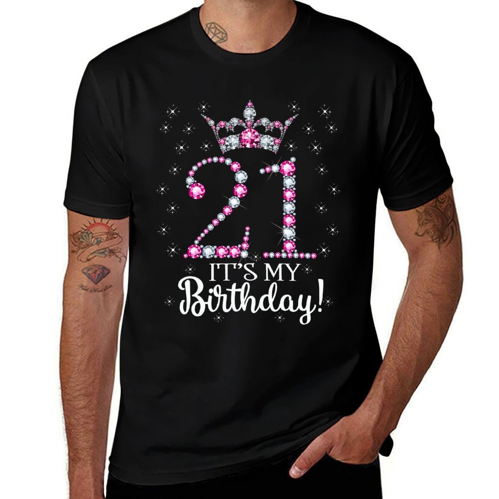21 It's My Birthday 2001 21st Birthday Gift For Girls Ladies Sweatshirt  Classic T-Shirt