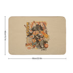 Sushi Dragon Attack  Stain-Proof Bath Mat