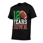 12th Birthday Football Twelve Year Old Football Player  Versatile T-Shirt