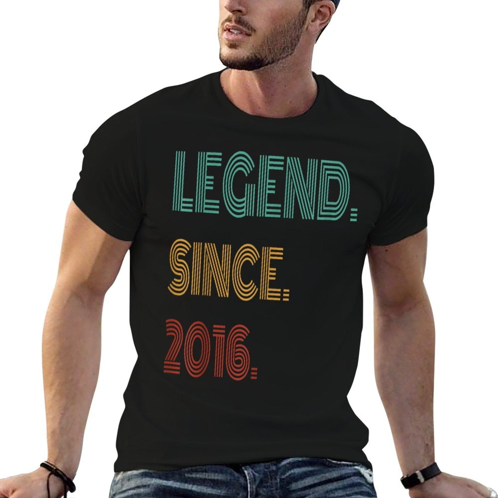 9 Years Old Legend Since 2016 9th Birthday  Slim-fit Cut T-Shirt
