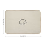 Softy Hedgehog  Easy Maintenance Bath Mat