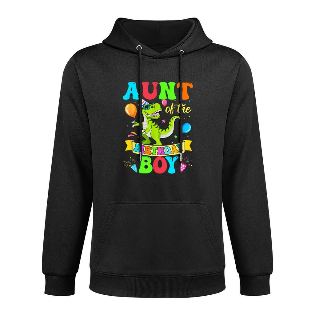 Love Family Matching Aunt Of The Birthday Boy T-Rex Dinosaur Birthday Party Versatile Streetwear Hoodie