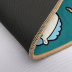 Unicorns Are Cool Pattern - Blue  Rapid-Drying Bath Mat