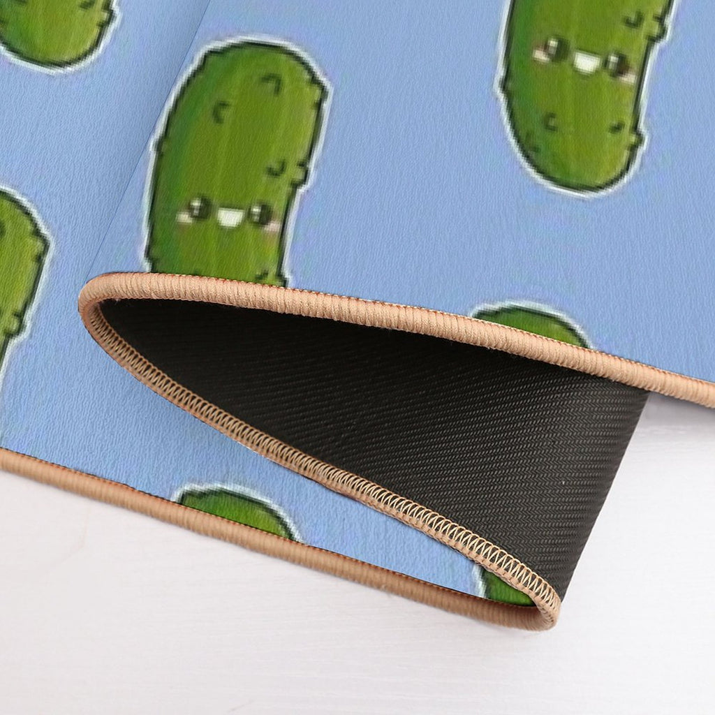 Kawaii Pickle  Easy Maintenance Bath Mat