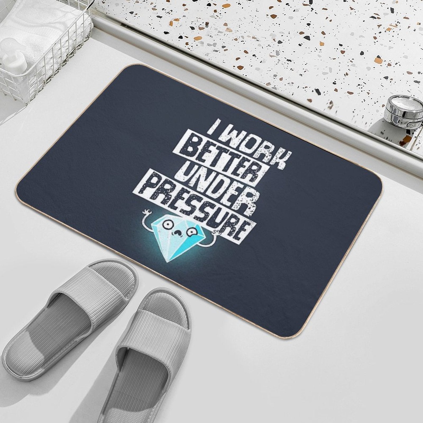 Under Pressure  Easy Maintenance Bath Mat