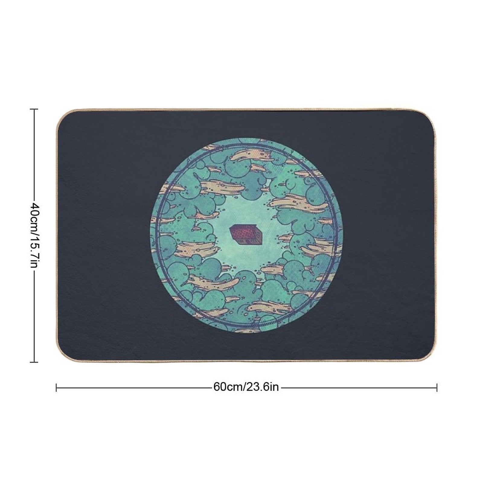 Away from Everyone  Long-Lasting Bath Mat