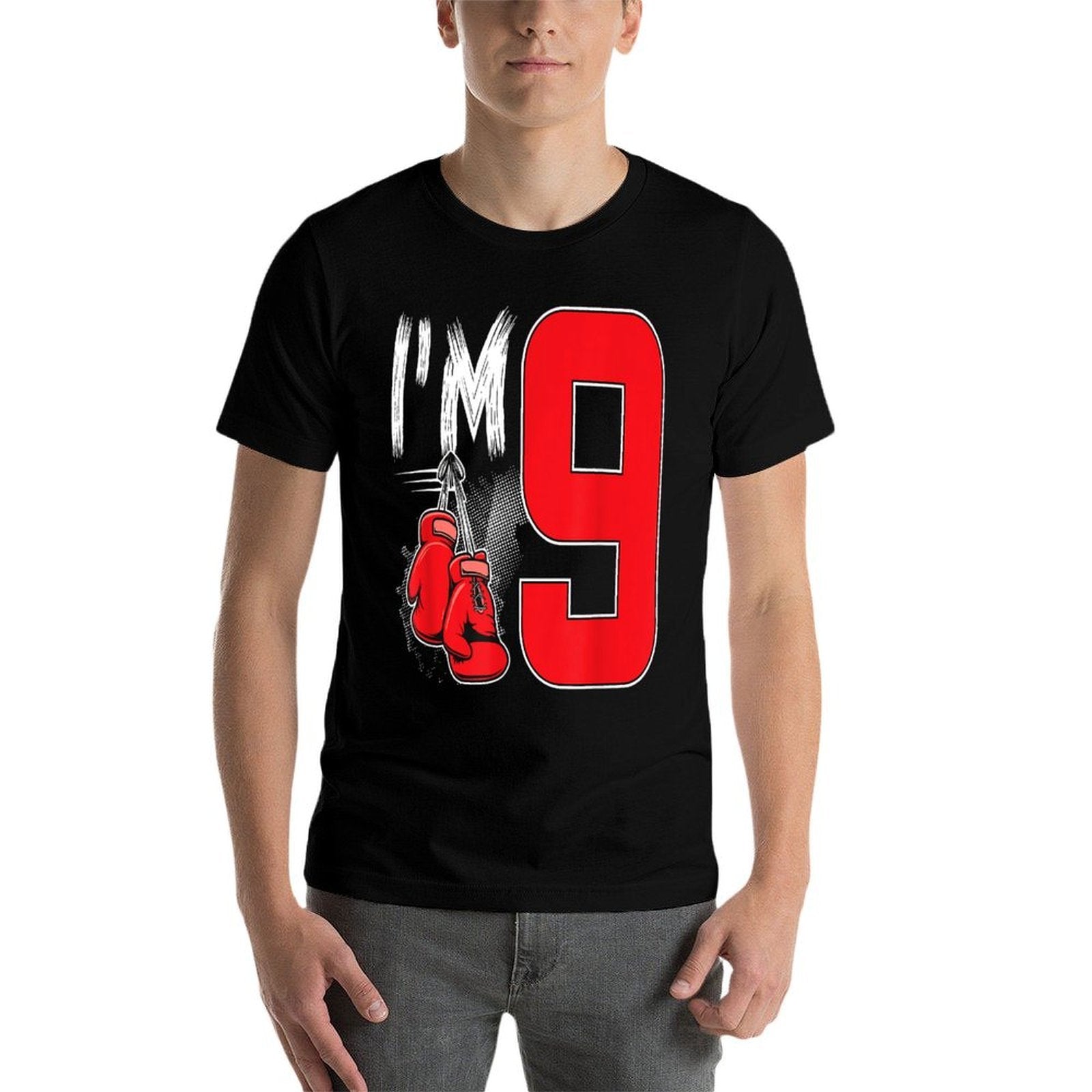 9th Boxing Birthday Party Nine Year Old Boxer Birthday  Breathable T-Shirt