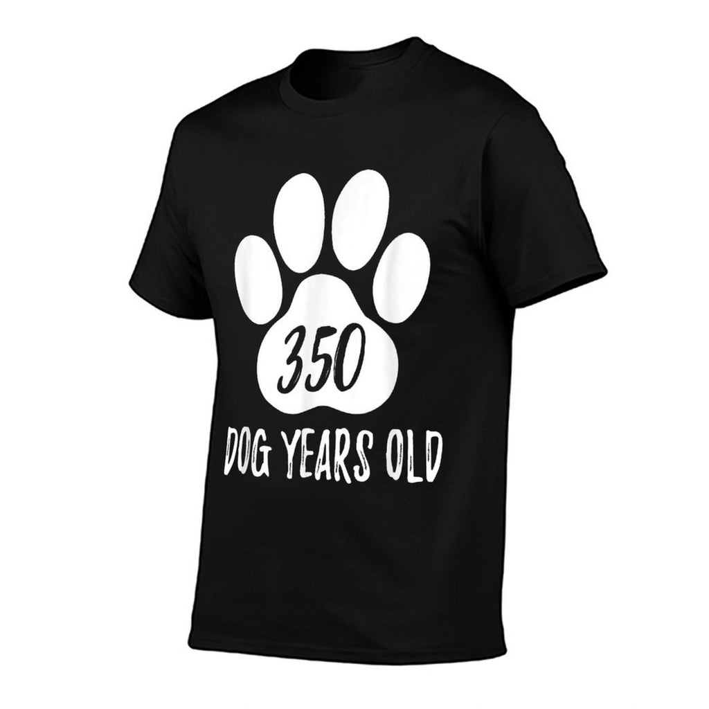 350 Dog Years Old Funny 50th Birthday  Polyester Blend T-Shirt