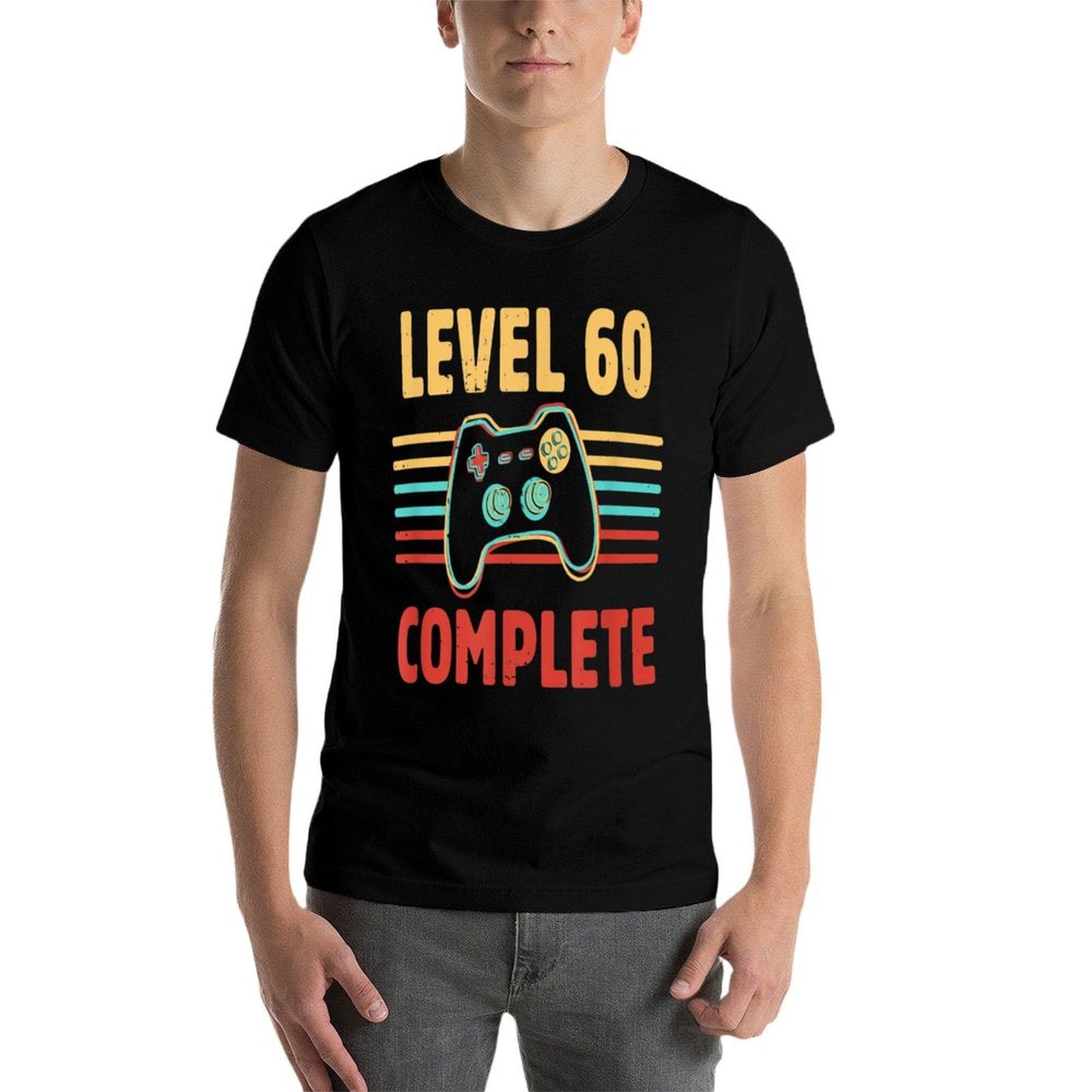 60th Birthdays For Men Women Gamer Gaming Gifts  Moisture-wicking T-Shirt