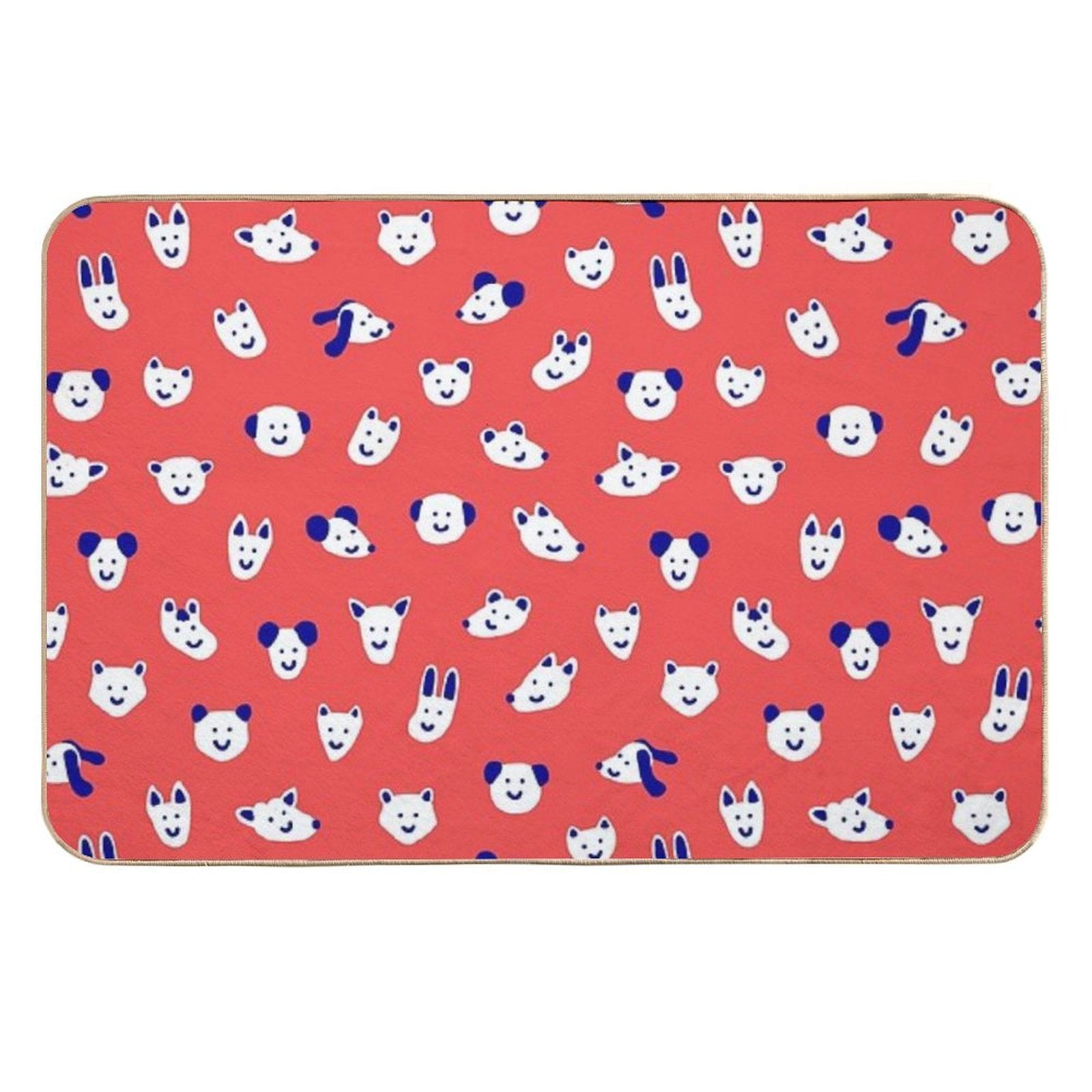 Cuties in Red  Anti-Trip Bath Mat