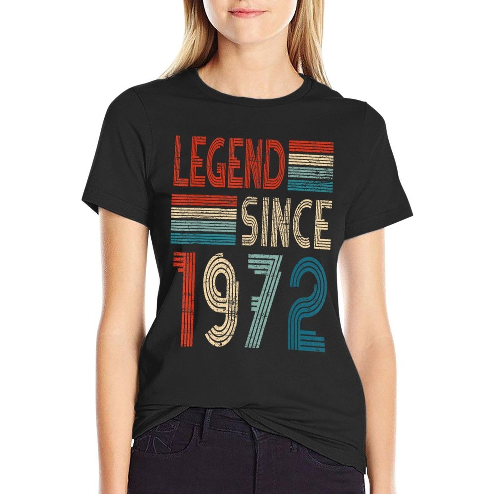 53 Birthday Gifts Legend Since 1972 Vintage Limited Edition  Polyester Blend T-Shirt