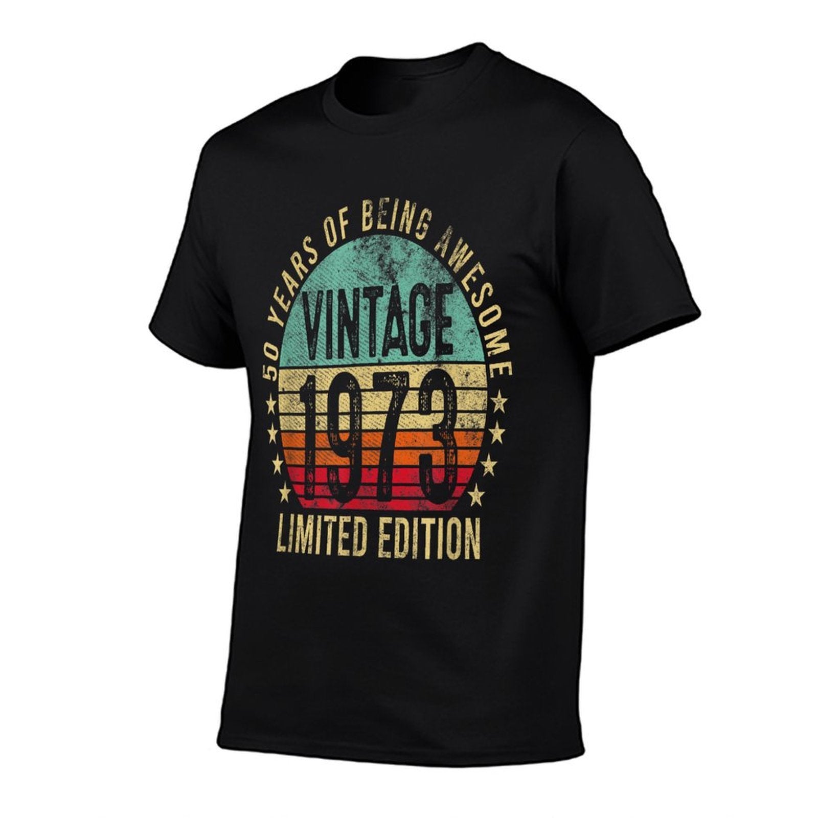 50 Year Old Gifts Men Women Vintage 1973 50th Birthday Retro  Affordable Price T-Shirt