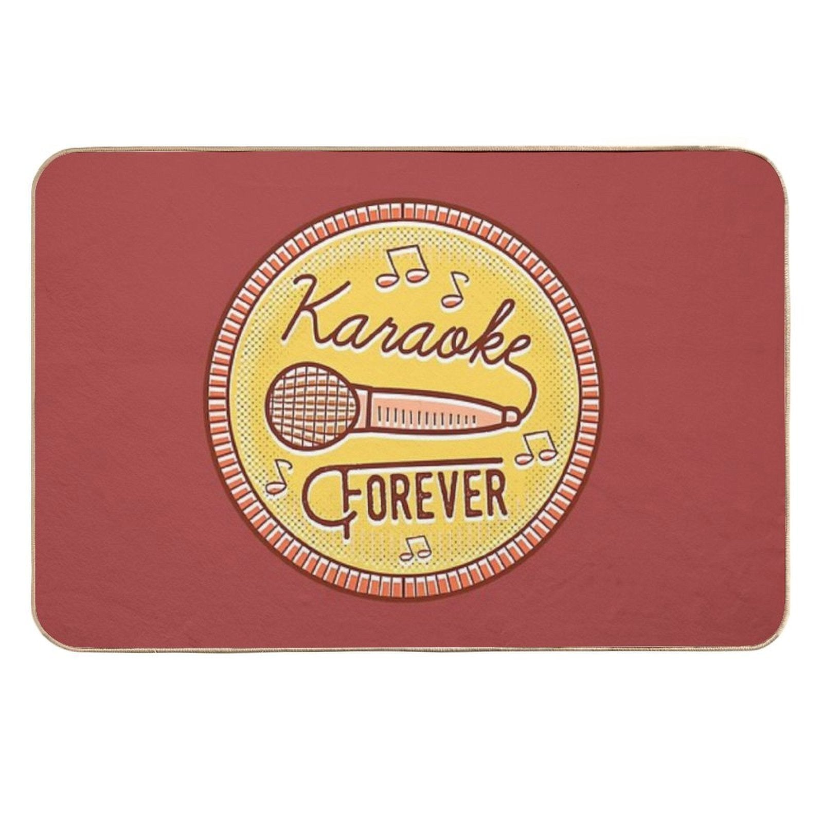 Karaoke Forever  Non-Slip Bath Mat