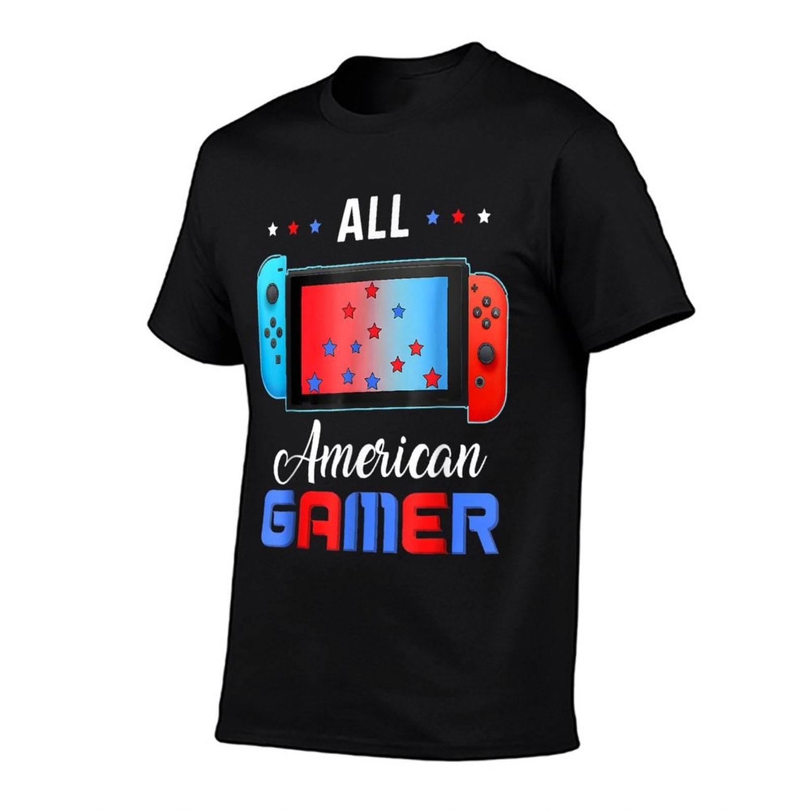 All American Gamer Funny 4th Of July Boys Kids Men USA  Versatile T-Shirt