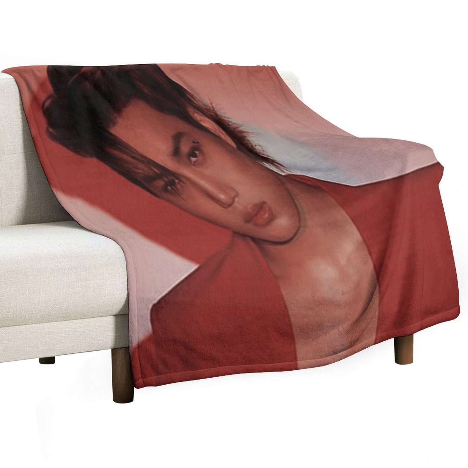 Kai (love Shot) Wrinkle-free Throw Blanket