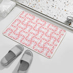Pink Geometric Pattern.  Versatile Bath Mat